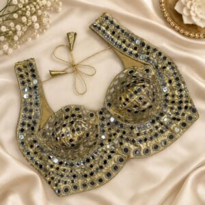 Beautiful real Mirror Work Embroidery Blouse